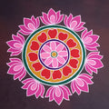 Lotus Bloom vibes Rangoli Patch